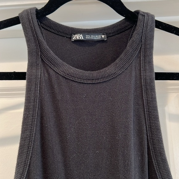Zara black tank dress - Picture 2 of 2